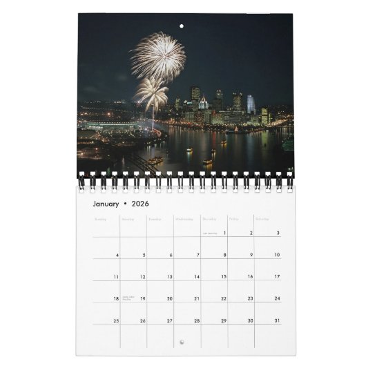 Pittsburgh Foto Calendar Kalender (Jan 2026)