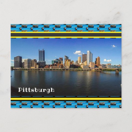 Pittsburgh Foto Postkarte (Vorderseite)