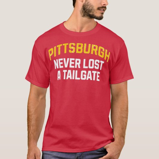 Pittsburgh hat nie ein Tailgate verloren T-Shirt (Vorderseite)