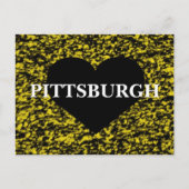 Pittsburgh Heart Postkarte (Vorderseite)