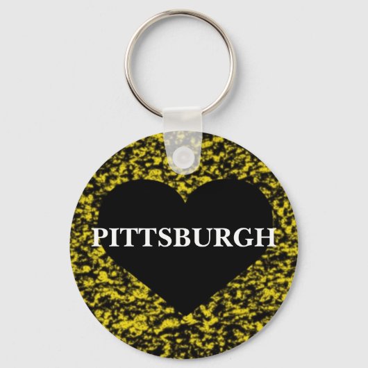 Pittsburgh Heart Schlüsselanhänger (Vorderseite)