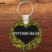 Pittsburgh Heart Schlüsselanhänger (Vorderseite)