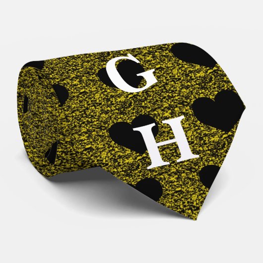 Pittsburgh-Herz Krawatte (Gerollt)