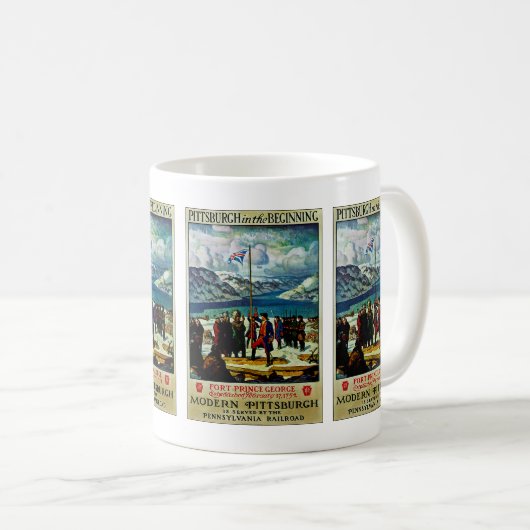 Pittsburgh in der Anfängerkaffee-Tasse Kaffeetasse (VorderseiteRechts)