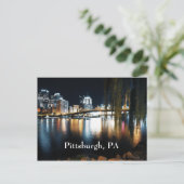 Pittsburgh in Farbe Postkarte (Stehend Vorderseite)