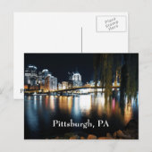 Pittsburgh in Farbe Postkarte (Vorne/Hinten)