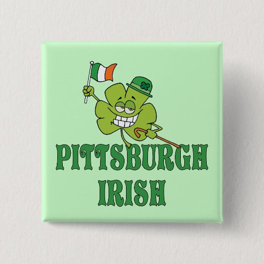 Pittsburgh-Iren Button (Vorderseite)