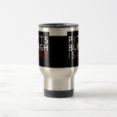 Pittsburgh ist Kunst-Reise-Tasse Reisebecher (Mittel)
