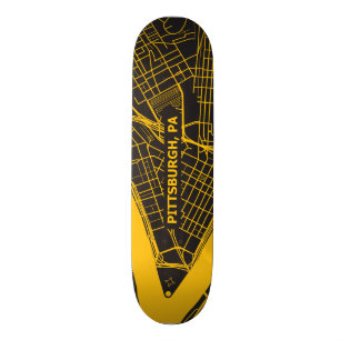 Pittsburgh-Karte 2 Skateboard