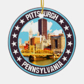 Pittsburgh Keramik Ornament (Vorne)