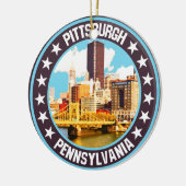 Pittsburgh Keramik Ornament (Links)