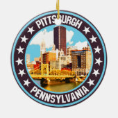 Pittsburgh Keramik Ornament (Hinten)