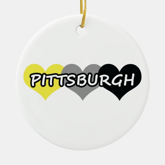 Pittsburgh Keramikornament (Vorne)