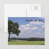 Pittsburgh Landscape Postcard Postkarte (Vorne/Hinten)