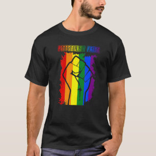 Pittsburgh Lgbt Pride Month Lgbtq Rainbow Flag für T-Shirt