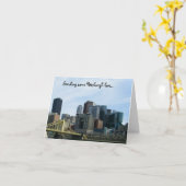 Pittsburgh-Liebe notecards Karte (Gelbe Blume)