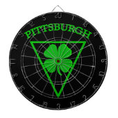 Pittsburgh Luck Dartscheibe (vorne)