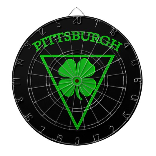 Pittsburgh Luck Dartscheibe (vorne)