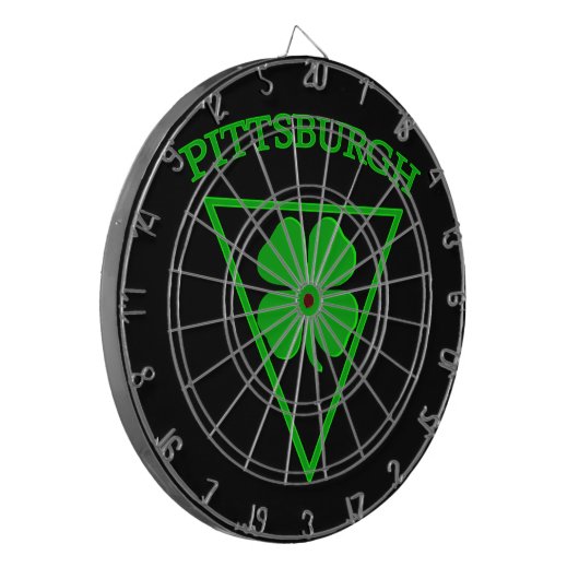 Pittsburgh Luck Dartscheibe (Vorderseite Links)
