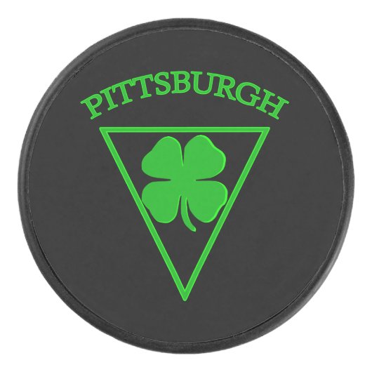 Pittsburgh Luck Eishockey Puck (Vorderseite)