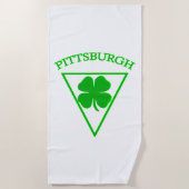 Pittsburgh Luck Strandtuch (Vorderseite)