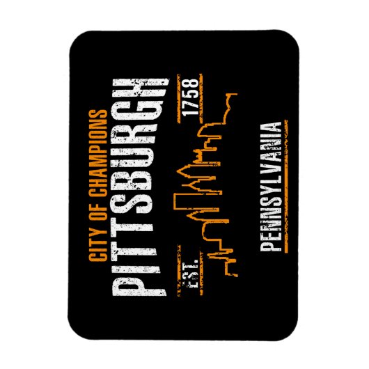 Pittsburgh Magnet (Vertikal)
