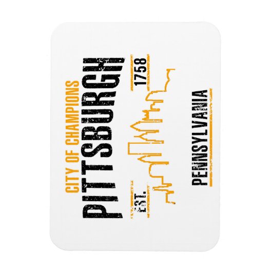 Pittsburgh Magnet (Vertikal)