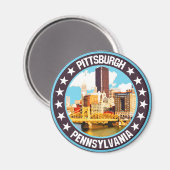Pittsburgh Magnet (Vorderseite/Rückseite)