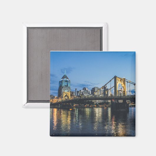 Pittsburgh-Magnet Magnet (Vorderseite/Rückseite)