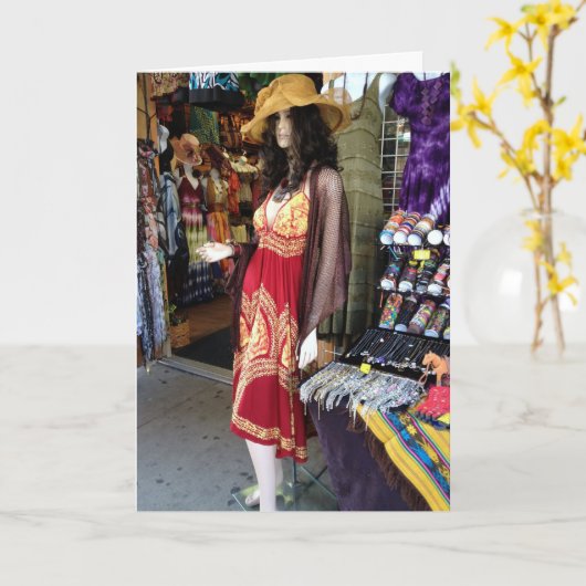 PITTSBURGH MANNEQUIN FÜR GEMEINSAMES FREUNDLICHES KARTE (Gelbe Blume)