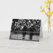 Pittsburgh Nachtleben: Weihnachtszeit Karte (Gelbe Blume)