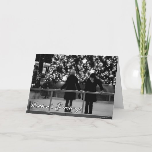 Pittsburgh Nachtleben: Weihnachtszeit Karte (Vorderseite)