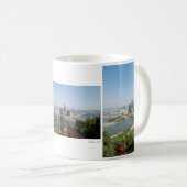 Pittsburgh-Neigungs-Tasse Kaffeetasse (VorderseiteRechts)