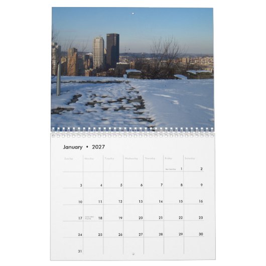 PITTSBURGH, PA 2012 KALENDER (Jan 2027)