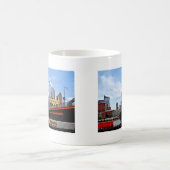 Pittsburgh PA - Bahn by Smithfield St Bridge Kaffeetasse (Mittel)