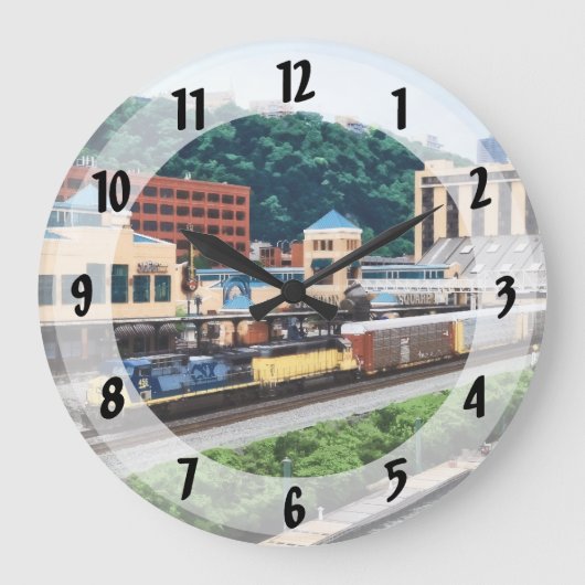 Pittsburgh PA - Bahnhof Große Wanduhr (Vorderseite)