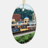 Pittsburgh PA - Bahnhof Keramikornament (Links)