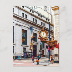 Pittsburgh PA - Ecke Smithfield und Fifth Postkarte