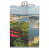 Pittsburgh PA Fotografie Flachmann (Rückseite)