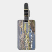 Pittsburgh, PA Gepäckanhänger (Vorderseite vertikal)