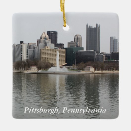 Pittsburgh, PA Keramikornament (Vorderseite)