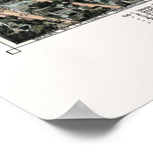 Pittsburgh, PA Panoramic Map - 1902 Poster (Ecke)