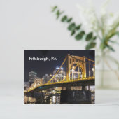 Pittsburgh, PA Postkarte (Stehend Vorderseite)