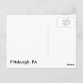 Pittsburgh, PA Postkarte (Rückseite)