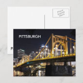 Pittsburgh, PA Postkarte (Vorne/Hinten)