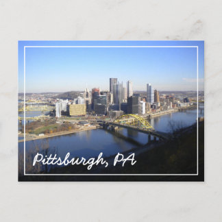 Pittsburgh, PA Postkarte