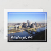 Pittsburgh, PA Postkarte (Vorne/Hinten)