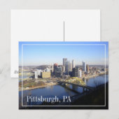 Pittsburgh, PA Postkarte (Vorne/Hinten)