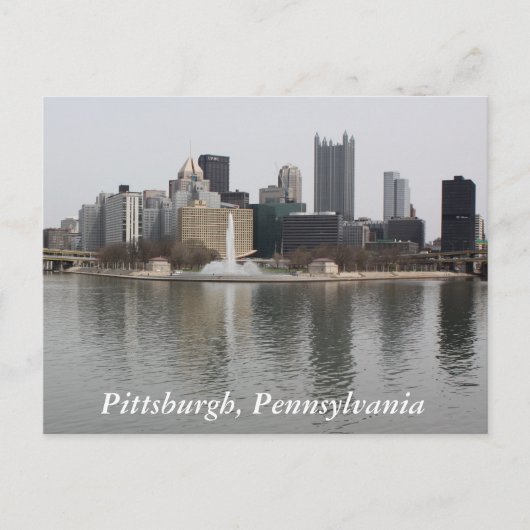 Pittsburgh, PA-Postkarte Postkarte (Vorderseite)