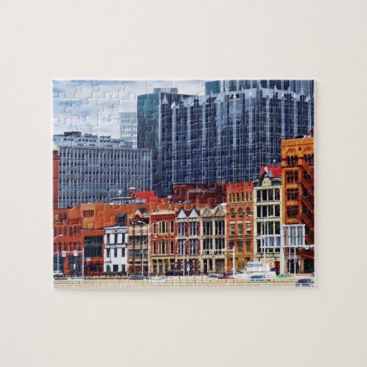 Pittsburgh PA Skyline Closeup Puzzle (Horizontal)